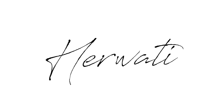 Also You can easily find your signature by using the search form. We will create Herwati name handwritten signature images for you free of cost using Antro_Vectra sign style. Herwati signature style 6 images and pictures png
