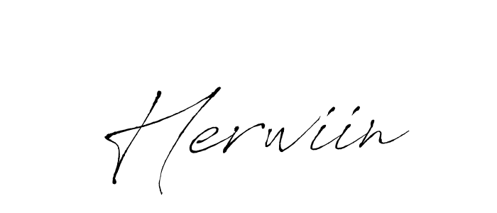 Create a beautiful signature design for name Herwiin. With this signature (Antro_Vectra) fonts, you can make a handwritten signature for free. Herwiin signature style 6 images and pictures png
