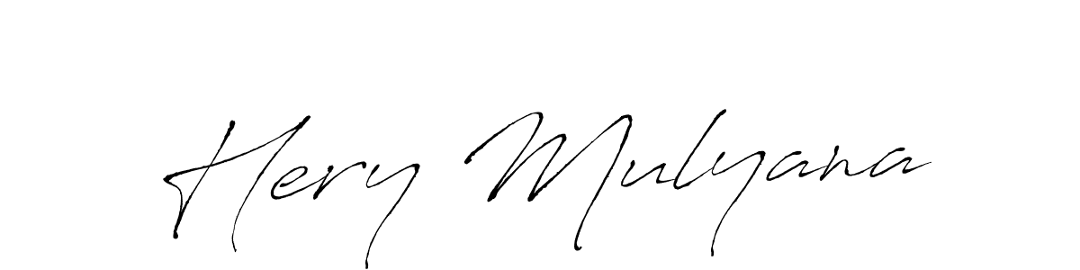 Similarly Antro_Vectra is the best handwritten signature design. Signature creator online .You can use it as an online autograph creator for name Hery Mulyana. Hery Mulyana signature style 6 images and pictures png