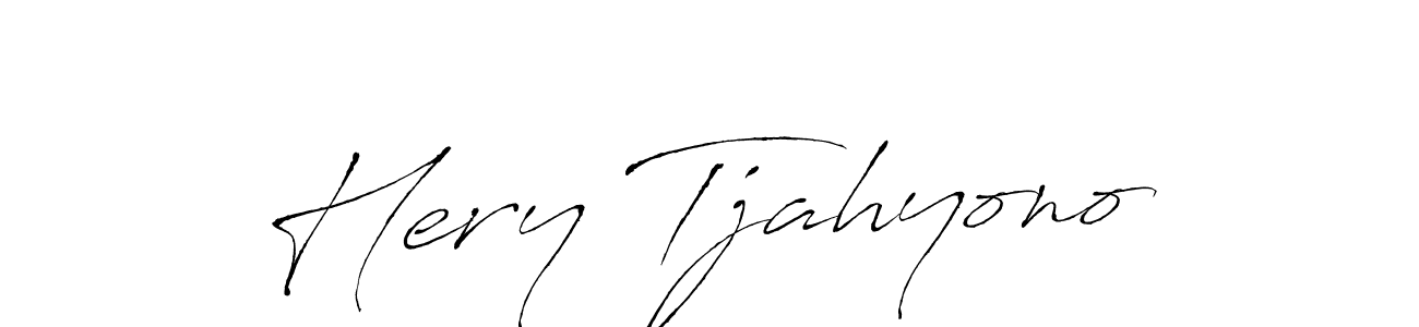 The best way (Antro_Vectra) to make a short signature is to pick only two or three words in your name. The name Hery Tjahyono include a total of six letters. For converting this name. Hery Tjahyono signature style 6 images and pictures png