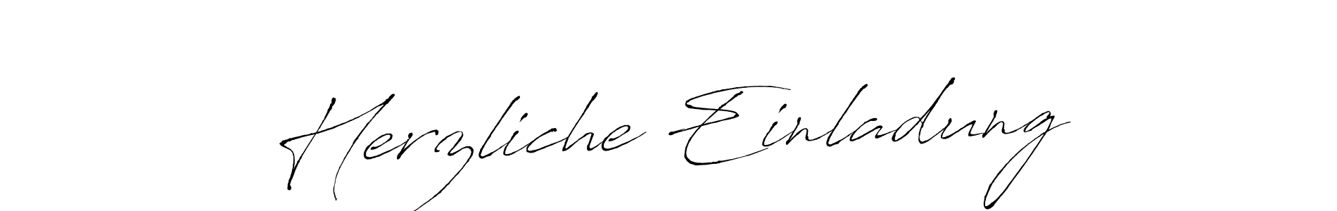 You should practise on your own different ways (Antro_Vectra) to write your name (Herzliche Einladung) in signature. don't let someone else do it for you. Herzliche Einladung signature style 6 images and pictures png