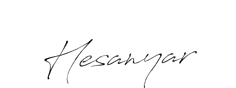 The best way (Antro_Vectra) to make a short signature is to pick only two or three words in your name. The name Hesanyar include a total of six letters. For converting this name. Hesanyar signature style 6 images and pictures png