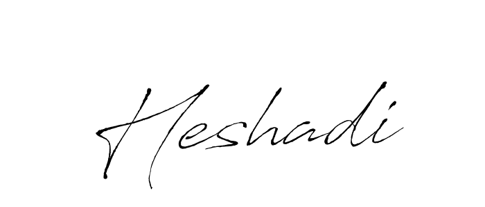 Heshadi stylish signature style. Best Handwritten Sign (Antro_Vectra) for my name. Handwritten Signature Collection Ideas for my name Heshadi. Heshadi signature style 6 images and pictures png