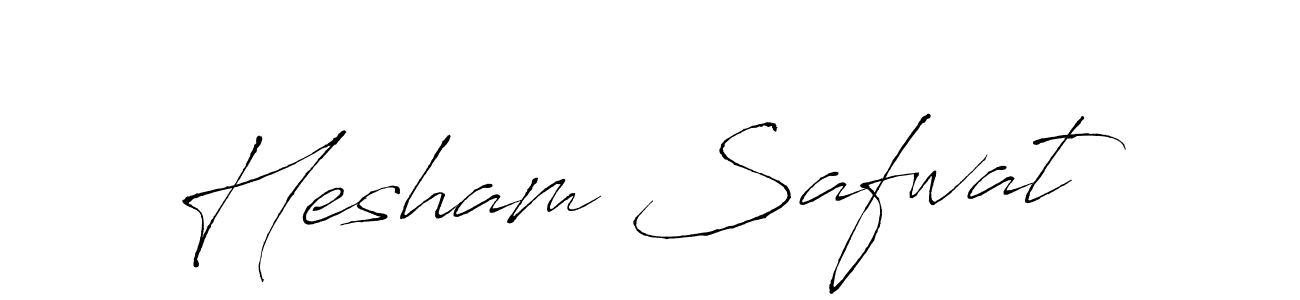 Hesham Safwat stylish signature style. Best Handwritten Sign (Antro_Vectra) for my name. Handwritten Signature Collection Ideas for my name Hesham Safwat. Hesham Safwat signature style 6 images and pictures png