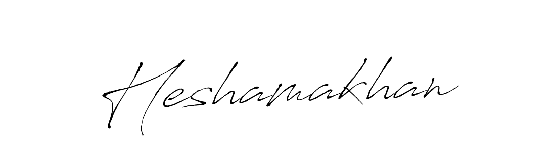 if you are searching for the best signature style for your name Heshamakhan. so please give up your signature search. here we have designed multiple signature styles  using Antro_Vectra. Heshamakhan signature style 6 images and pictures png