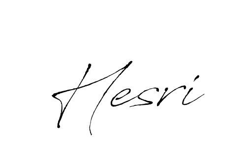 Antro_Vectra is a professional signature style that is perfect for those who want to add a touch of class to their signature. It is also a great choice for those who want to make their signature more unique. Get Hesri name to fancy signature for free. Hesri signature style 6 images and pictures png