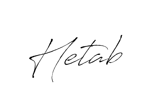 Here are the top 10 professional signature styles for the name Hetab. These are the best autograph styles you can use for your name. Hetab signature style 6 images and pictures png