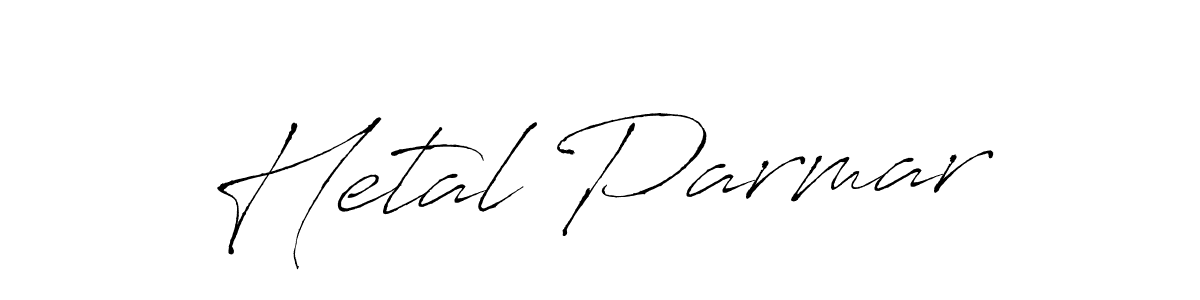 Also we have Hetal Parmar name is the best signature style. Create professional handwritten signature collection using Antro_Vectra autograph style. Hetal Parmar signature style 6 images and pictures png