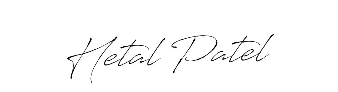 How to make Hetal Patel signature? Antro_Vectra is a professional autograph style. Create handwritten signature for Hetal Patel name. Hetal Patel signature style 6 images and pictures png