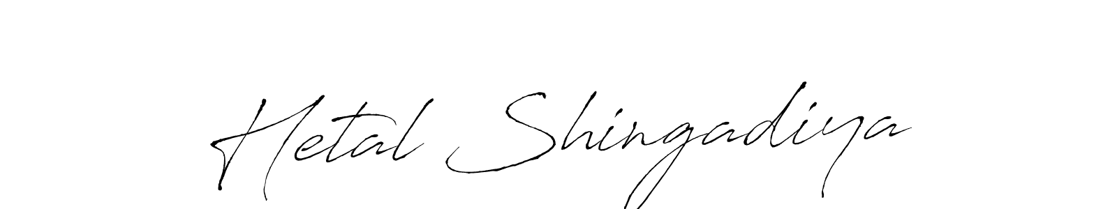 Make a beautiful signature design for name Hetal Shingadiya. Use this online signature maker to create a handwritten signature for free. Hetal Shingadiya signature style 6 images and pictures png