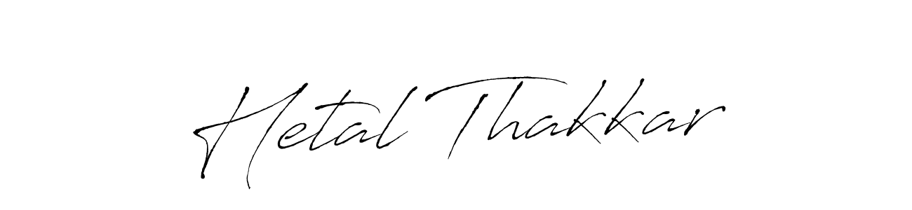 Use a signature maker to create a handwritten signature online. With this signature software, you can design (Antro_Vectra) your own signature for name Hetal Thakkar. Hetal Thakkar signature style 6 images and pictures png