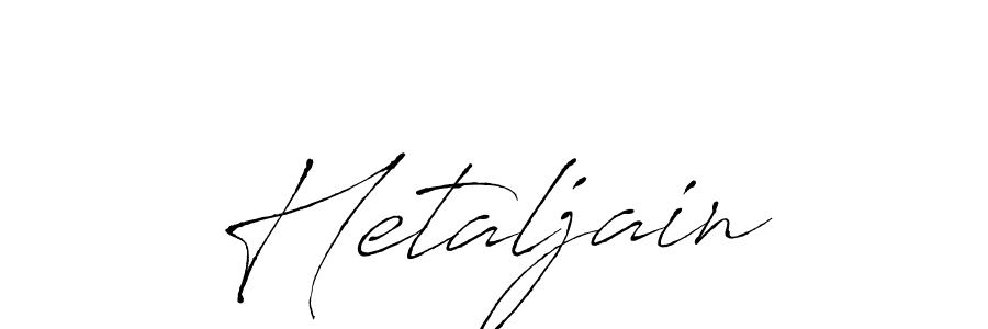 How to make Hetaljain signature? Antro_Vectra is a professional autograph style. Create handwritten signature for Hetaljain name. Hetaljain signature style 6 images and pictures png