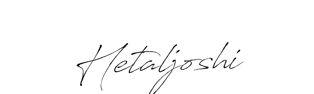 The best way (Antro_Vectra) to make a short signature is to pick only two or three words in your name. The name Hetaljoshi include a total of six letters. For converting this name. Hetaljoshi signature style 6 images and pictures png