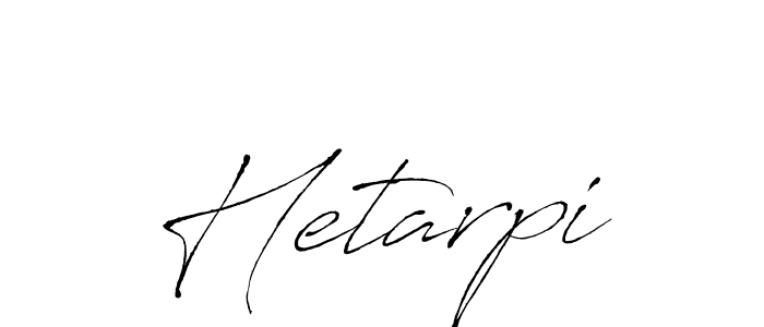 You should practise on your own different ways (Antro_Vectra) to write your name (Hetarpi) in signature. don't let someone else do it for you. Hetarpi signature style 6 images and pictures png