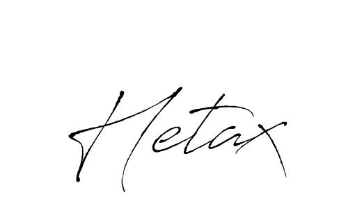 How to make Hetax signature? Antro_Vectra is a professional autograph style. Create handwritten signature for Hetax name. Hetax signature style 6 images and pictures png