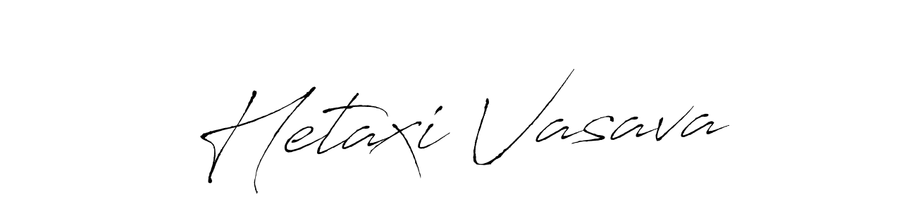 You should practise on your own different ways (Antro_Vectra) to write your name (Hetaxi Vasava) in signature. don't let someone else do it for you. Hetaxi Vasava signature style 6 images and pictures png