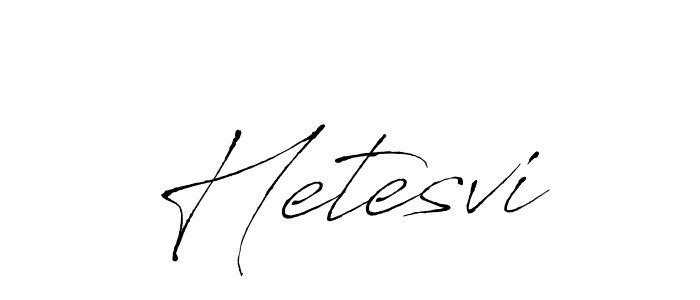 Antro_Vectra is a professional signature style that is perfect for those who want to add a touch of class to their signature. It is also a great choice for those who want to make their signature more unique. Get Hetesvi name to fancy signature for free. Hetesvi signature style 6 images and pictures png