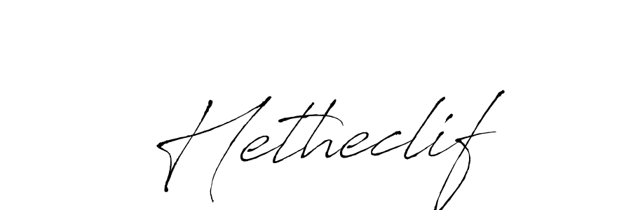 You should practise on your own different ways (Antro_Vectra) to write your name (Hetheclif) in signature. don't let someone else do it for you. Hetheclif signature style 6 images and pictures png