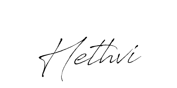 How to make Hethvi name signature. Use Antro_Vectra style for creating short signs online. This is the latest handwritten sign. Hethvi signature style 6 images and pictures png