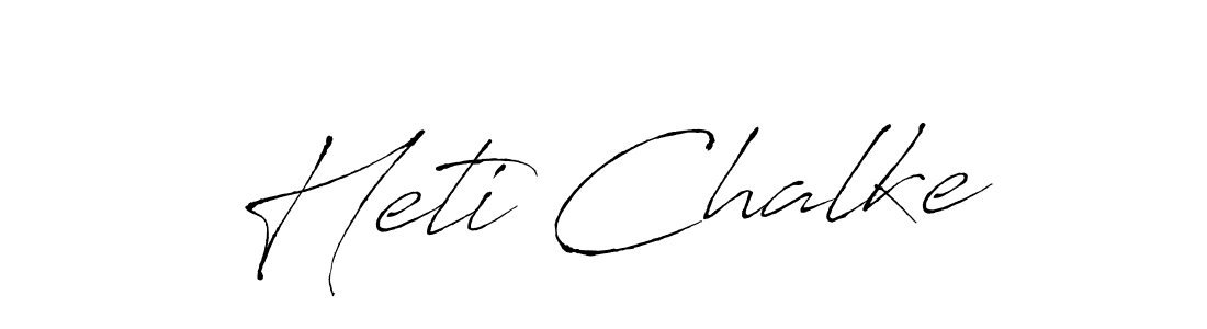 Antro_Vectra is a professional signature style that is perfect for those who want to add a touch of class to their signature. It is also a great choice for those who want to make their signature more unique. Get Heti Chalke name to fancy signature for free. Heti Chalke signature style 6 images and pictures png