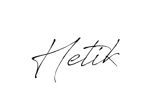 How to Draw Hetik signature style? Antro_Vectra is a latest design signature styles for name Hetik. Hetik signature style 6 images and pictures png