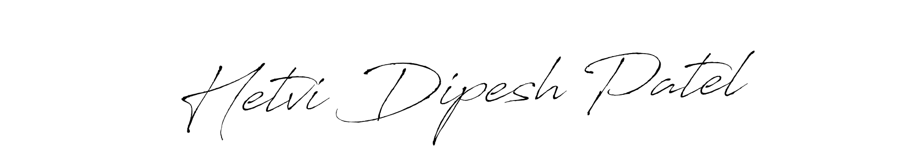 Also we have Hetvi Dipesh Patel name is the best signature style. Create professional handwritten signature collection using Antro_Vectra autograph style. Hetvi Dipesh Patel signature style 6 images and pictures png