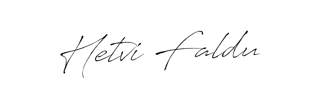 This is the best signature style for the Hetvi Faldu name. Also you like these signature font (Antro_Vectra). Mix name signature. Hetvi Faldu signature style 6 images and pictures png