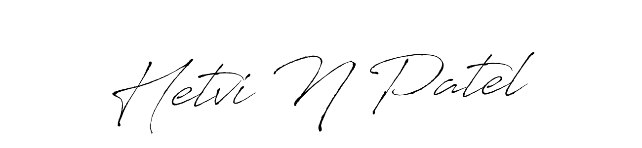 Also we have Hetvi N Patel name is the best signature style. Create professional handwritten signature collection using Antro_Vectra autograph style. Hetvi N Patel signature style 6 images and pictures png