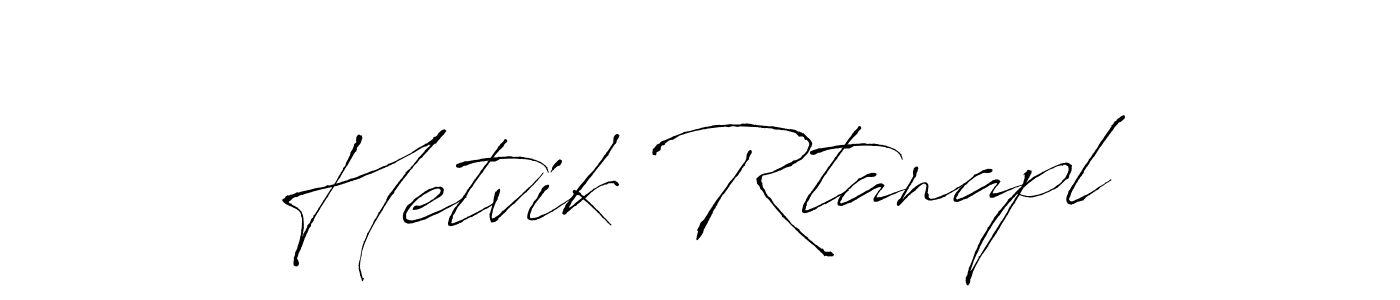 Make a short Hetvik Rtanapl signature style. Manage your documents anywhere anytime using Antro_Vectra. Create and add eSignatures, submit forms, share and send files easily. Hetvik Rtanapl signature style 6 images and pictures png