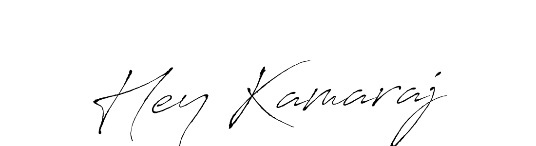 Use a signature maker to create a handwritten signature online. With this signature software, you can design (Antro_Vectra) your own signature for name Hey Kamaraj. Hey Kamaraj signature style 6 images and pictures png