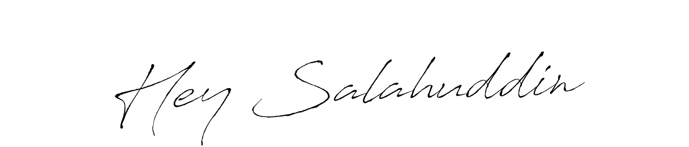 if you are searching for the best signature style for your name Hey Salahuddin. so please give up your signature search. here we have designed multiple signature styles  using Antro_Vectra. Hey Salahuddin signature style 6 images and pictures png