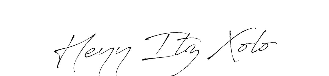 This is the best signature style for the Heyy Itz Xolo name. Also you like these signature font (Antro_Vectra). Mix name signature. Heyy Itz Xolo signature style 6 images and pictures png
