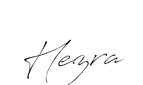 How to make Hezra signature? Antro_Vectra is a professional autograph style. Create handwritten signature for Hezra name. Hezra signature style 6 images and pictures png