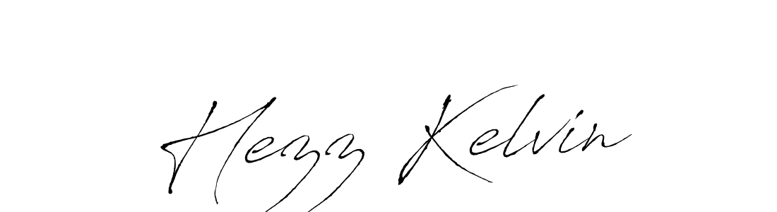 Hezz Kelvin stylish signature style. Best Handwritten Sign (Antro_Vectra) for my name. Handwritten Signature Collection Ideas for my name Hezz Kelvin. Hezz Kelvin signature style 6 images and pictures png