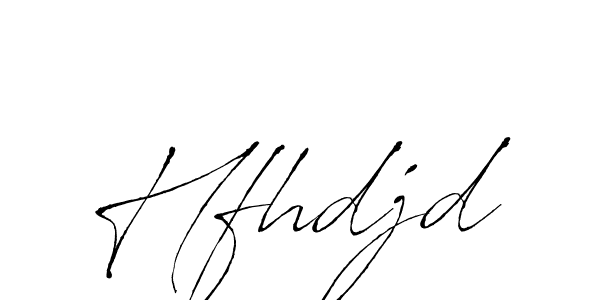 How to make Hfhdjd name signature. Use Antro_Vectra style for creating short signs online. This is the latest handwritten sign. Hfhdjd signature style 6 images and pictures png
