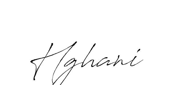 Hghani stylish signature style. Best Handwritten Sign (Antro_Vectra) for my name. Handwritten Signature Collection Ideas for my name Hghani. Hghani signature style 6 images and pictures png