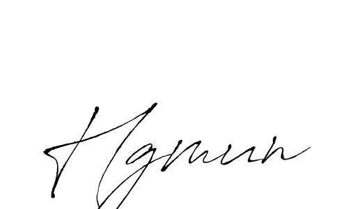 How to make Hgmun signature? Antro_Vectra is a professional autograph style. Create handwritten signature for Hgmun name. Hgmun signature style 6 images and pictures png