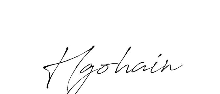 Also we have Hgohain name is the best signature style. Create professional handwritten signature collection using Antro_Vectra autograph style. Hgohain signature style 6 images and pictures png