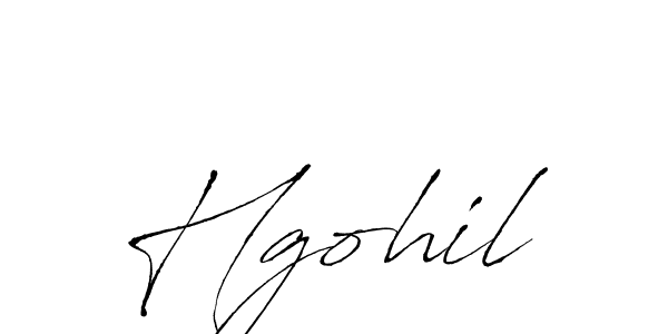 How to make Hgohil signature? Antro_Vectra is a professional autograph style. Create handwritten signature for Hgohil name. Hgohil signature style 6 images and pictures png