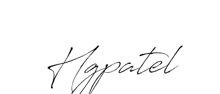 You should practise on your own different ways (Antro_Vectra) to write your name (Hgpatel) in signature. don't let someone else do it for you. Hgpatel signature style 6 images and pictures png