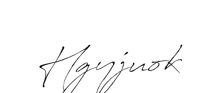 Create a beautiful signature design for name Hgyjuok. With this signature (Antro_Vectra) fonts, you can make a handwritten signature for free. Hgyjuok signature style 6 images and pictures png