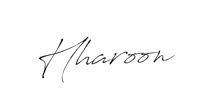 Also You can easily find your signature by using the search form. We will create Hharoon name handwritten signature images for you free of cost using Antro_Vectra sign style. Hharoon signature style 6 images and pictures png