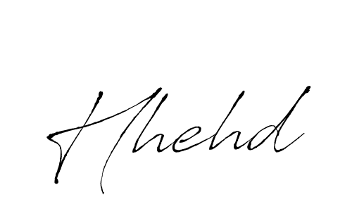 Design your own signature with our free online signature maker. With this signature software, you can create a handwritten (Antro_Vectra) signature for name Hhehd. Hhehd signature style 6 images and pictures png