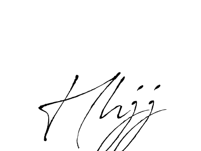 Make a beautiful signature design for name Hhjj. With this signature (Antro_Vectra) style, you can create a handwritten signature for free. Hhjj signature style 6 images and pictures png