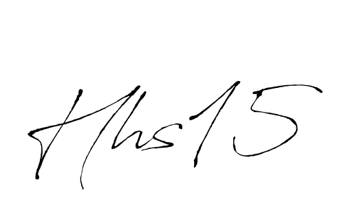 Similarly Antro_Vectra is the best handwritten signature design. Signature creator online .You can use it as an online autograph creator for name Hhs15. Hhs15 signature style 6 images and pictures png