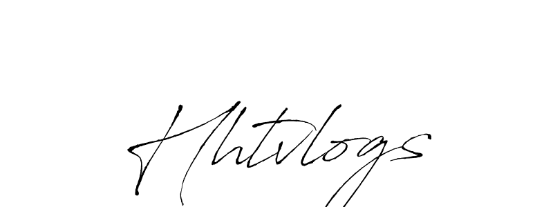 Create a beautiful signature design for name Hhtvlogs. With this signature (Antro_Vectra) fonts, you can make a handwritten signature for free. Hhtvlogs signature style 6 images and pictures png