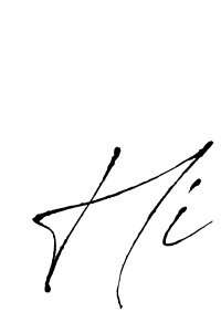 It looks lik you need a new signature style for name Hi. Design unique handwritten (Antro_Vectra) signature with our free signature maker in just a few clicks. Hi signature style 6 images and pictures png