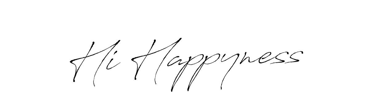 if you are searching for the best signature style for your name Hi Happyness. so please give up your signature search. here we have designed multiple signature styles  using Antro_Vectra. Hi Happyness signature style 6 images and pictures png