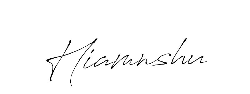 Also we have Hiamnshu name is the best signature style. Create professional handwritten signature collection using Antro_Vectra autograph style. Hiamnshu signature style 6 images and pictures png