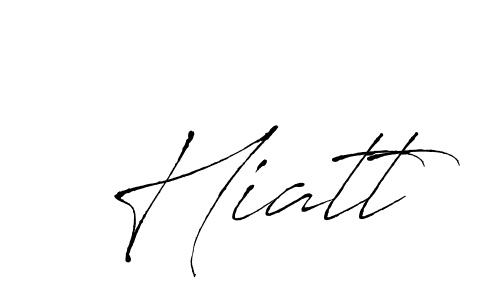 How to make Hiatt name signature. Use Antro_Vectra style for creating short signs online. This is the latest handwritten sign. Hiatt signature style 6 images and pictures png